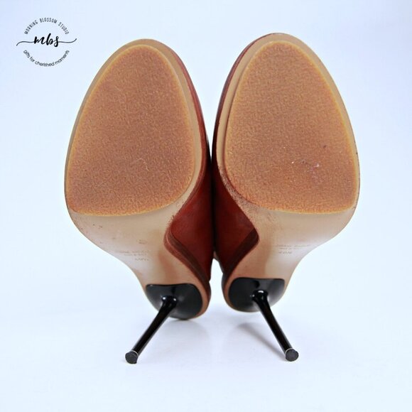 Nicholas Kirkwood Heeled Booties Brown Women EU 40.5 US 9-9.5 - Picture 12 of 15